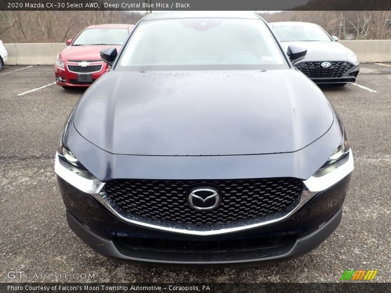 Deep Crystal Blue Mica / Black 2020 Mazda CX-30 Select AWD