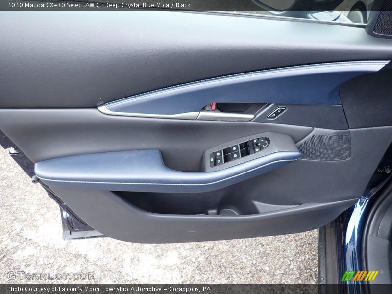 Deep Crystal Blue Mica / Black 2020 Mazda CX-30 Select AWD