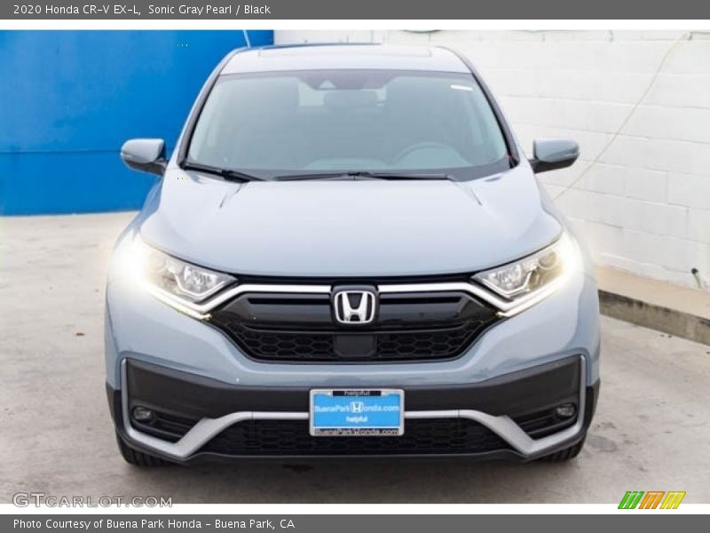 Sonic Gray Pearl / Black 2020 Honda CR-V EX-L