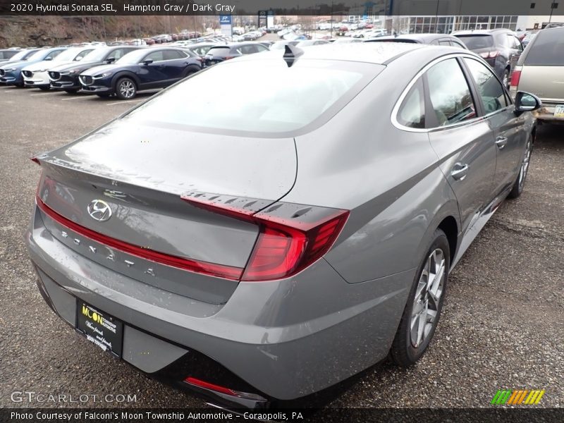 Hampton Gray / Dark Gray 2020 Hyundai Sonata SEL