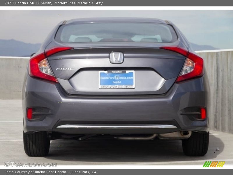 Modern Steel Metallic / Gray 2020 Honda Civic LX Sedan