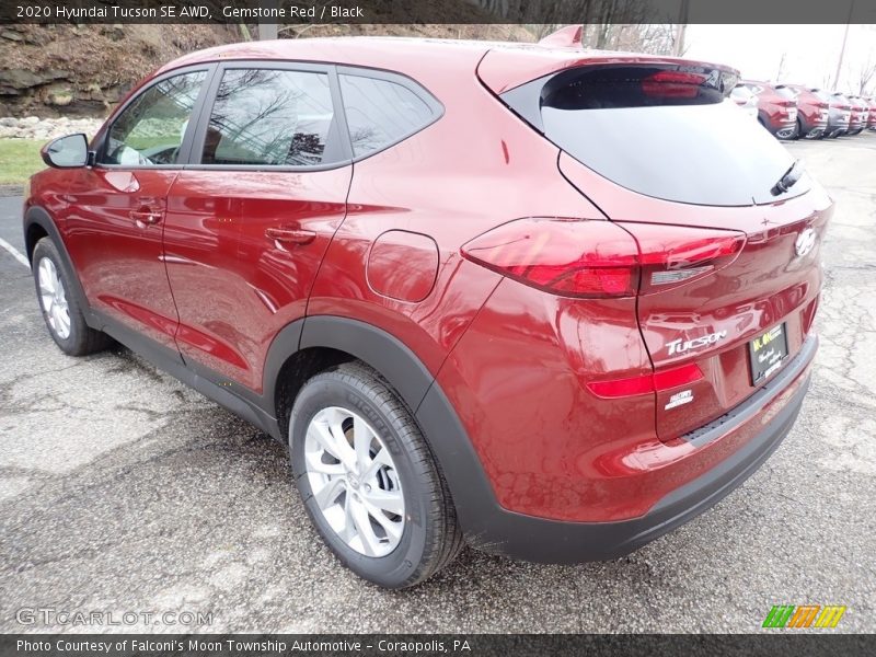 Gemstone Red / Black 2020 Hyundai Tucson SE AWD
