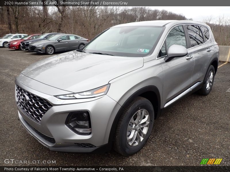  2020 Santa Fe SE AWD Shimmering Silver Pearl