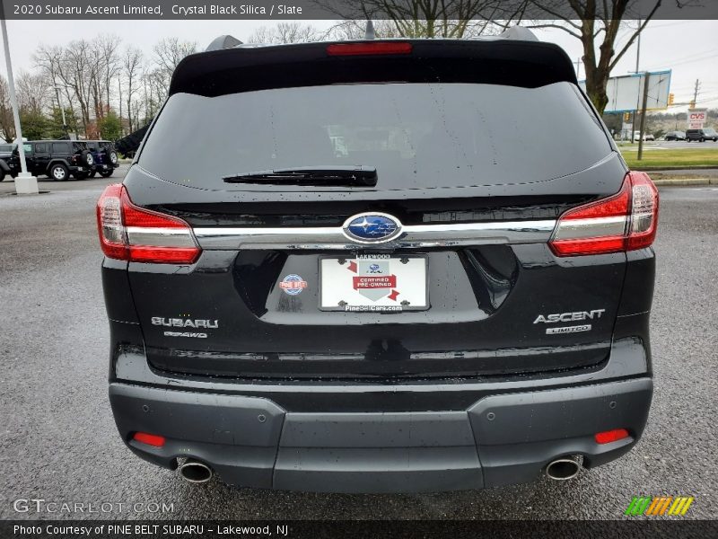 Crystal Black Silica / Slate 2020 Subaru Ascent Limited