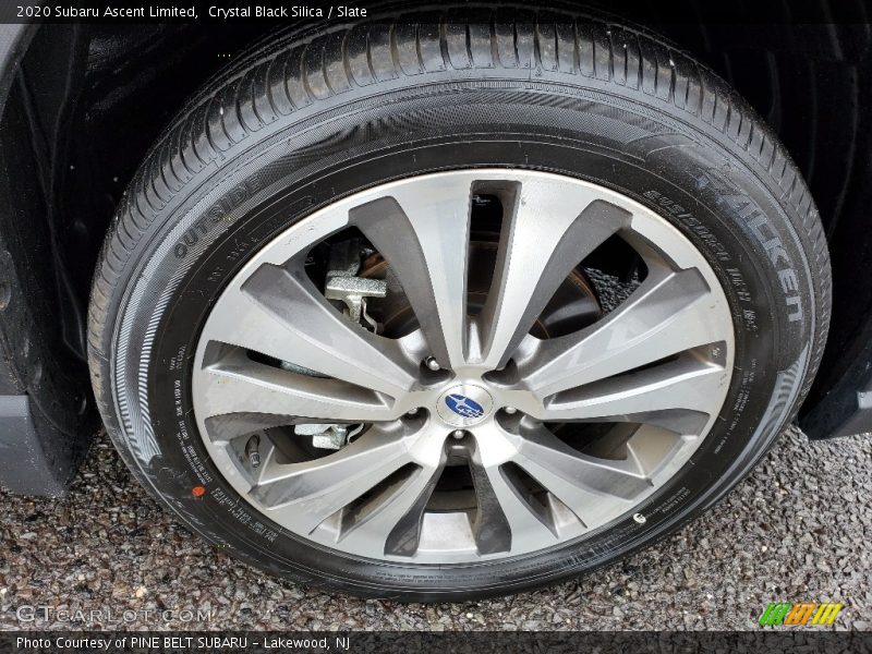 Crystal Black Silica / Slate 2020 Subaru Ascent Limited