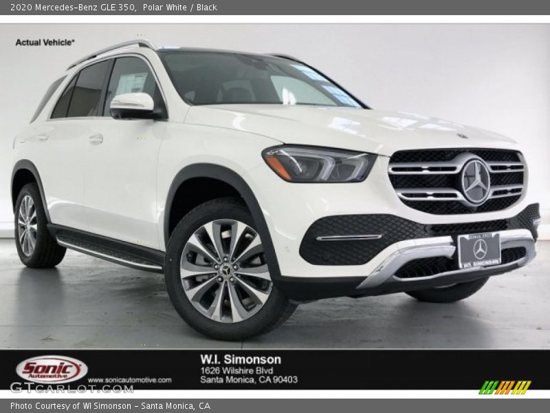 Polar White / Black 2020 Mercedes-Benz GLE 350