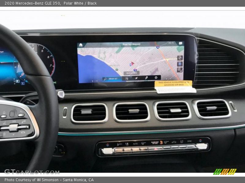 Polar White / Black 2020 Mercedes-Benz GLE 350