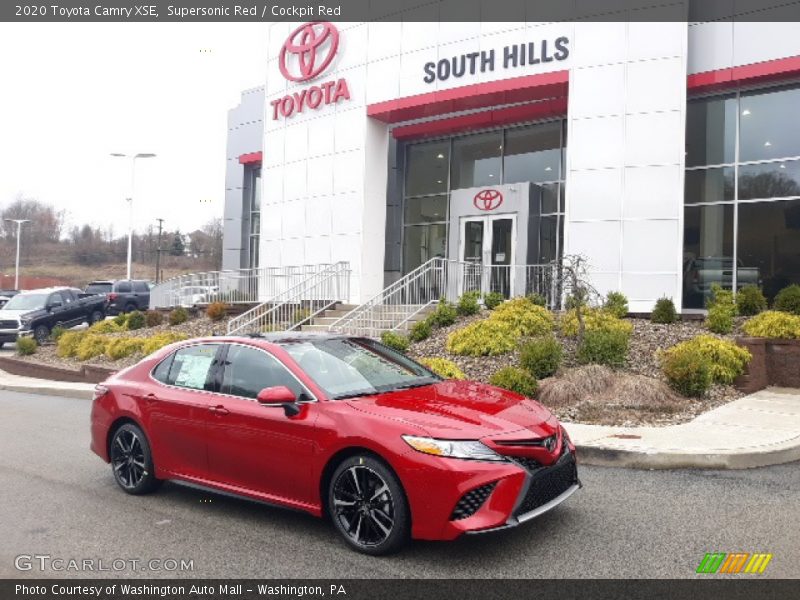 Supersonic Red / Cockpit Red 2020 Toyota Camry XSE