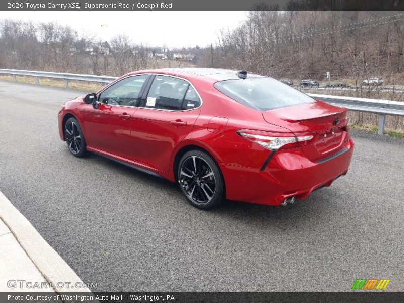 Supersonic Red / Cockpit Red 2020 Toyota Camry XSE