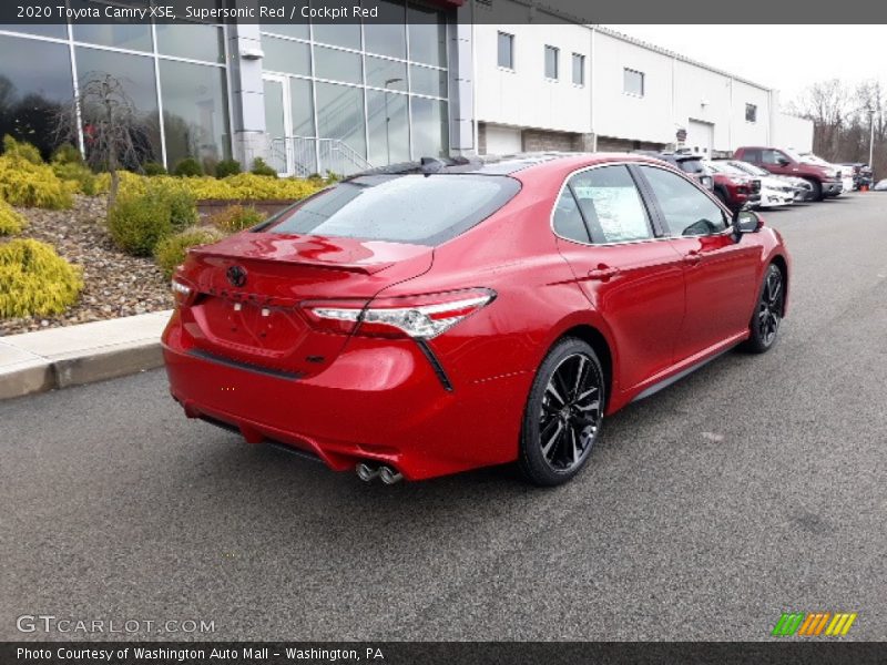 Supersonic Red / Cockpit Red 2020 Toyota Camry XSE