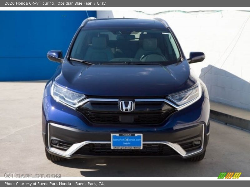 Obsidian Blue Pearl / Gray 2020 Honda CR-V Touring