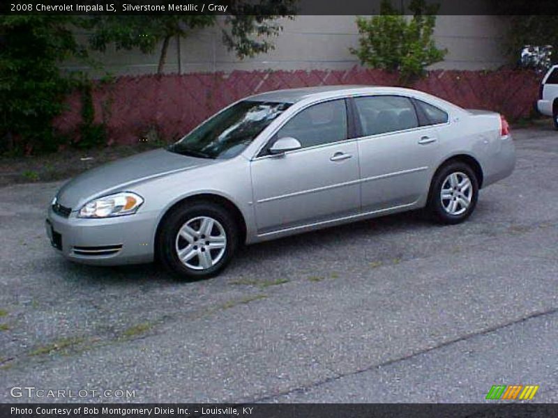Silverstone Metallic / Gray 2008 Chevrolet Impala LS