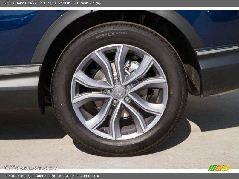 Obsidian Blue Pearl / Gray 2020 Honda CR-V Touring