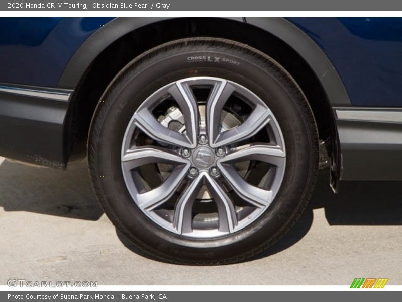 Obsidian Blue Pearl / Gray 2020 Honda CR-V Touring