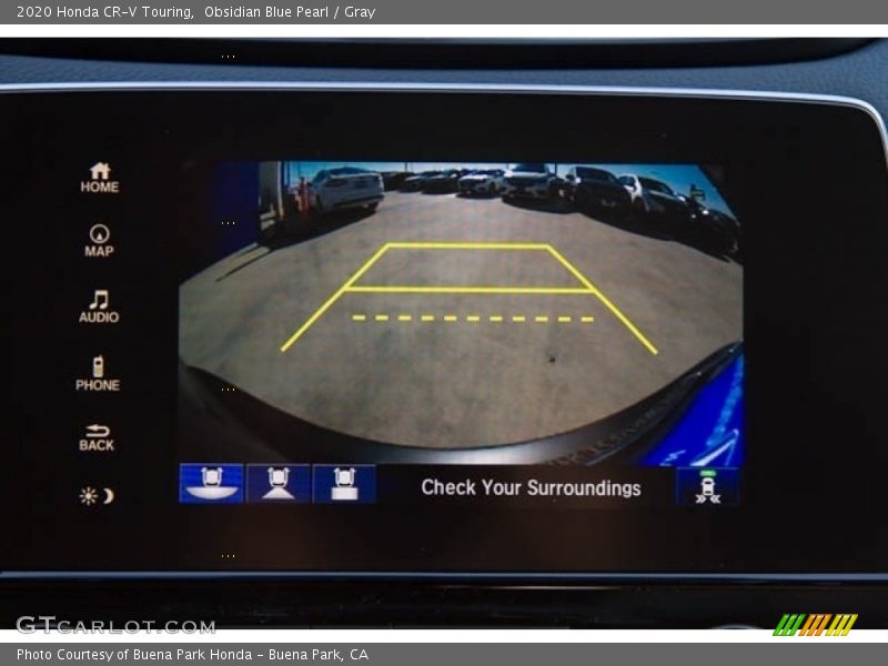 Obsidian Blue Pearl / Gray 2020 Honda CR-V Touring