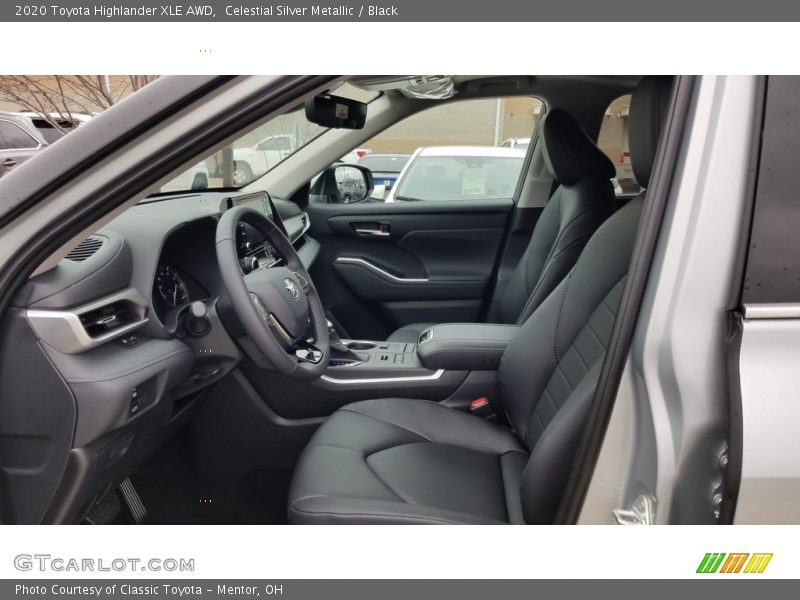 Celestial Silver Metallic / Black 2020 Toyota Highlander XLE AWD