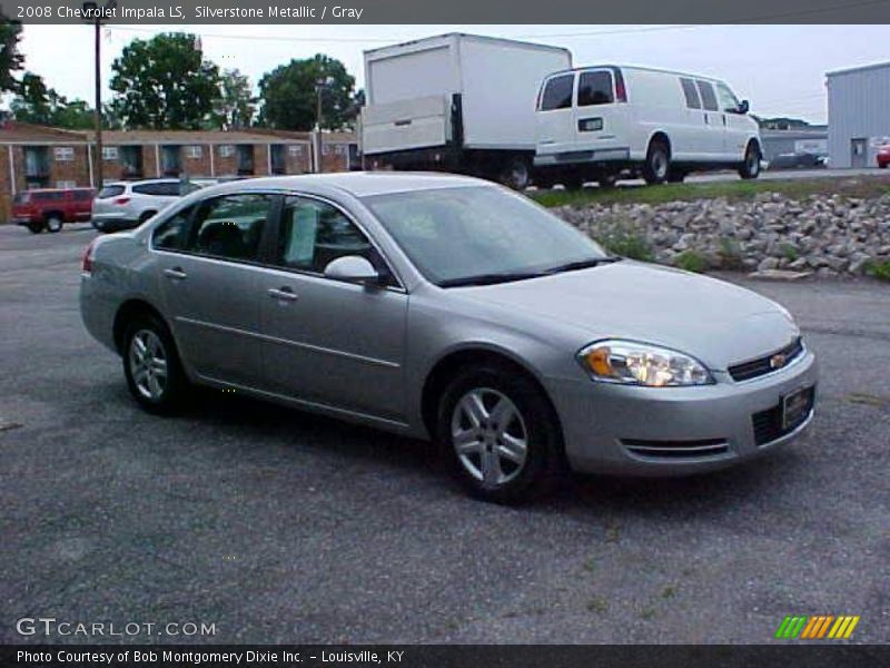 Silverstone Metallic / Gray 2008 Chevrolet Impala LS