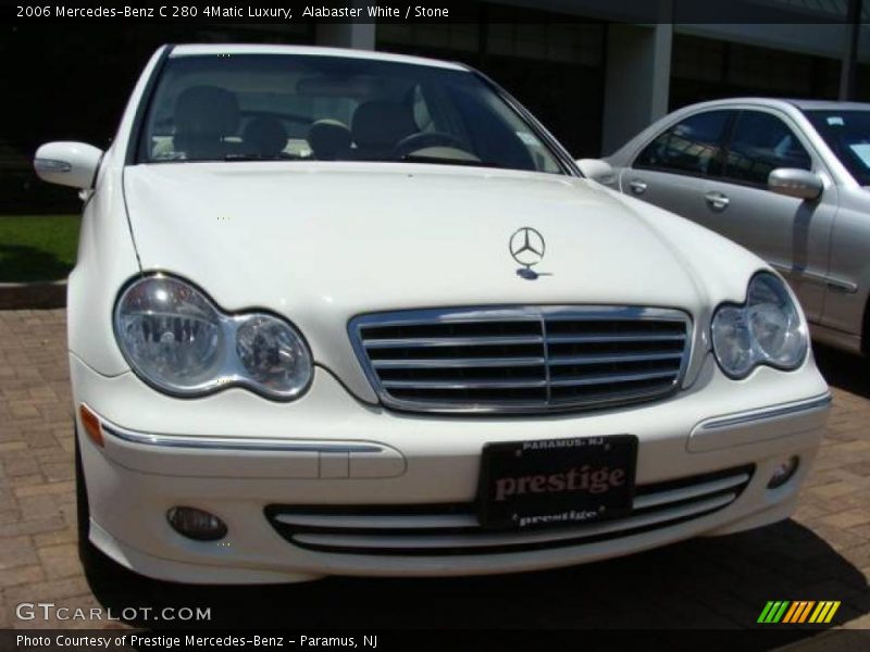 Alabaster White / Stone 2006 Mercedes-Benz C 280 4Matic Luxury