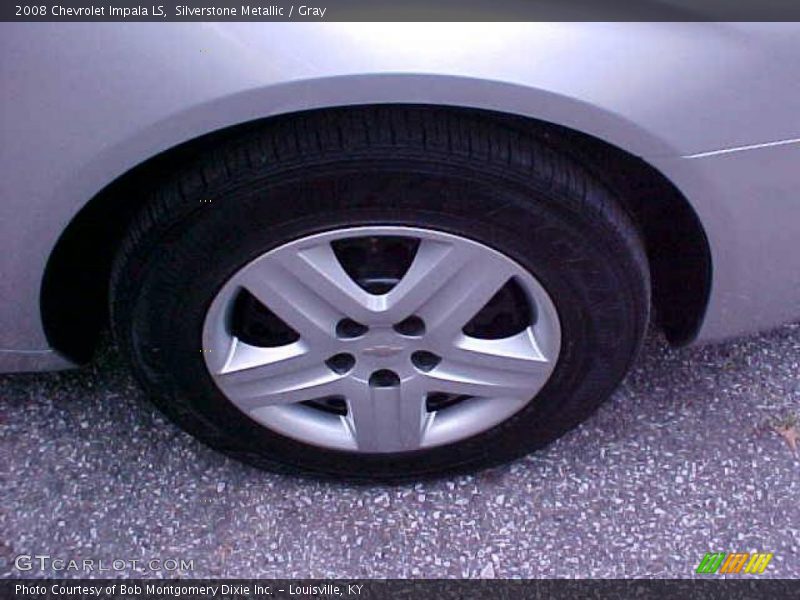 Silverstone Metallic / Gray 2008 Chevrolet Impala LS