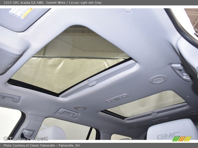 Summit White / Cocoa/­Light Ash Gray 2020 GMC Acadia SLE AWD