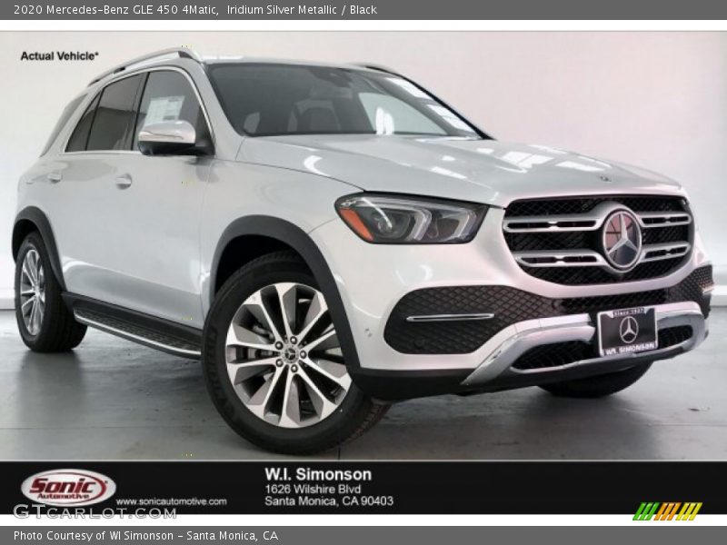 Iridium Silver Metallic / Black 2020 Mercedes-Benz GLE 450 4Matic