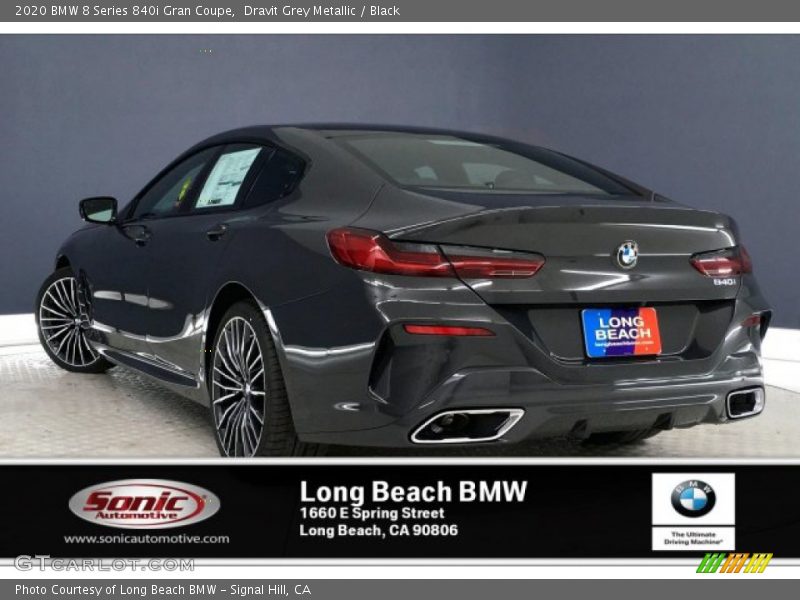 Dravit Grey Metallic / Black 2020 BMW 8 Series 840i Gran Coupe