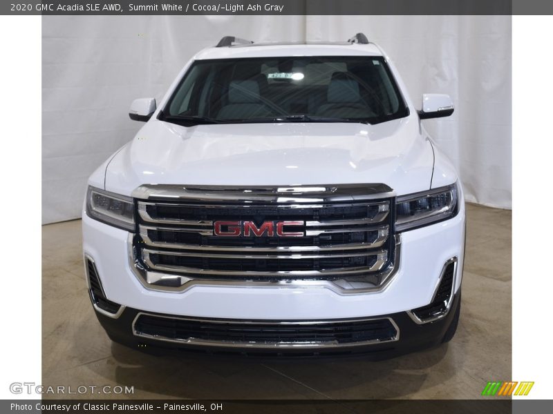 Summit White / Cocoa/­Light Ash Gray 2020 GMC Acadia SLE AWD