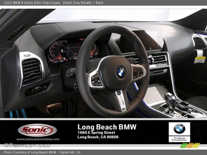 Dravit Grey Metallic / Black 2020 BMW 8 Series 840i Gran Coupe