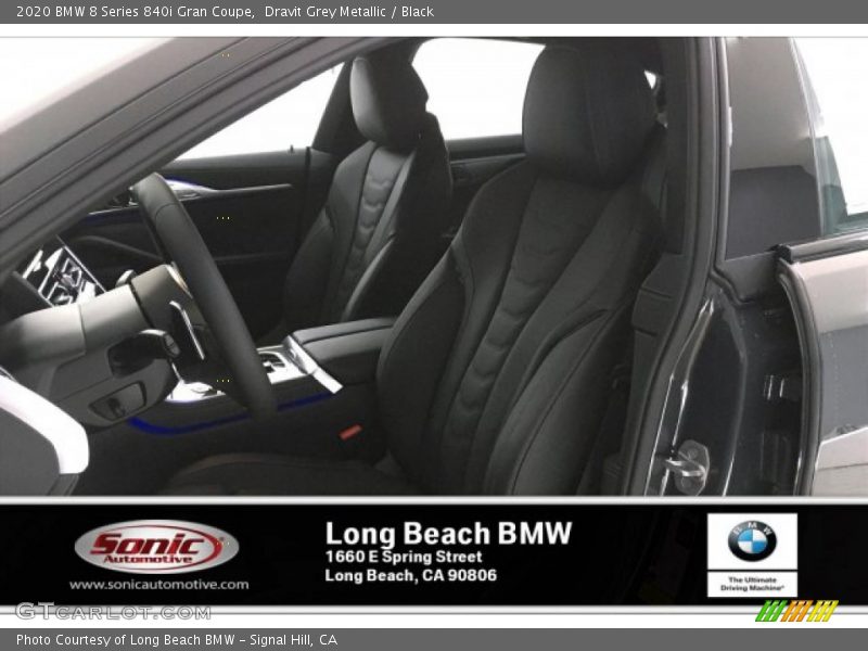 Dravit Grey Metallic / Black 2020 BMW 8 Series 840i Gran Coupe
