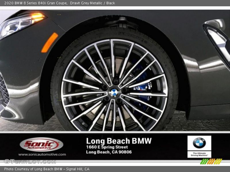 Dravit Grey Metallic / Black 2020 BMW 8 Series 840i Gran Coupe
