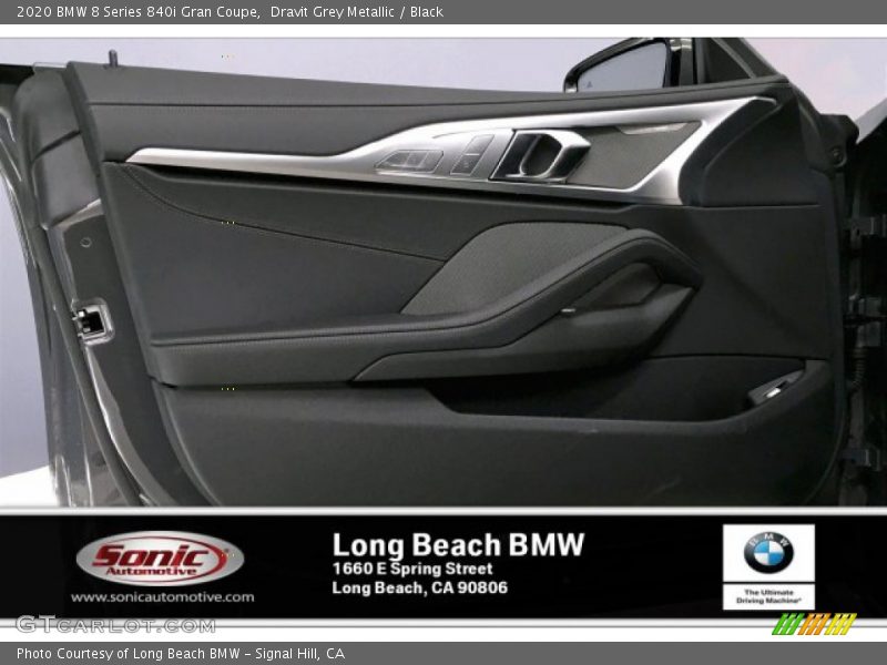 Dravit Grey Metallic / Black 2020 BMW 8 Series 840i Gran Coupe