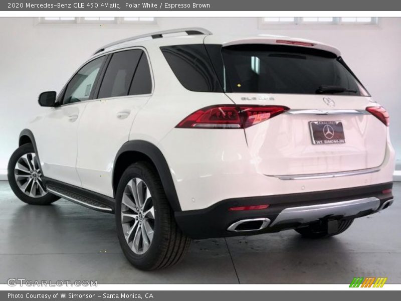 Polar White / Espresso Brown 2020 Mercedes-Benz GLE 450 4Matic
