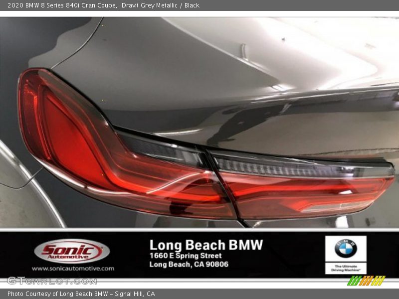 Dravit Grey Metallic / Black 2020 BMW 8 Series 840i Gran Coupe