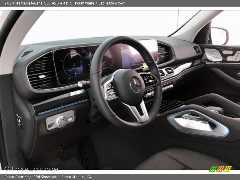 Polar White / Espresso Brown 2020 Mercedes-Benz GLE 450 4Matic