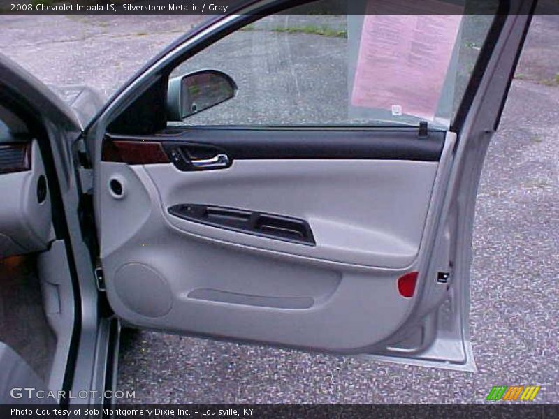 Silverstone Metallic / Gray 2008 Chevrolet Impala LS