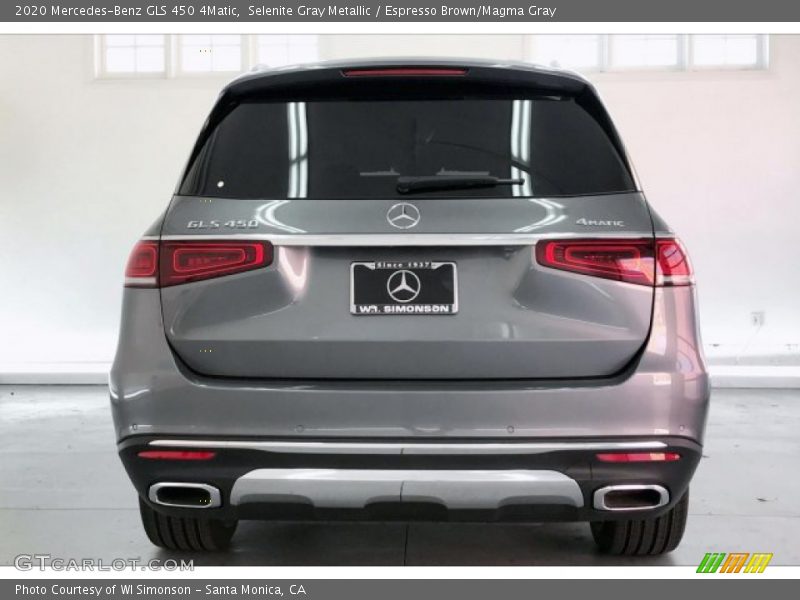 Selenite Gray Metallic / Espresso Brown/Magma Gray 2020 Mercedes-Benz GLS 450 4Matic
