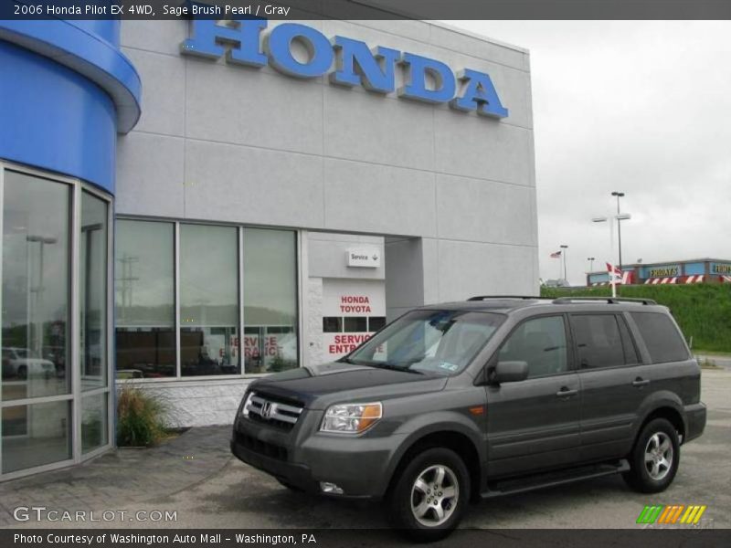 Sage Brush Pearl / Gray 2006 Honda Pilot EX 4WD