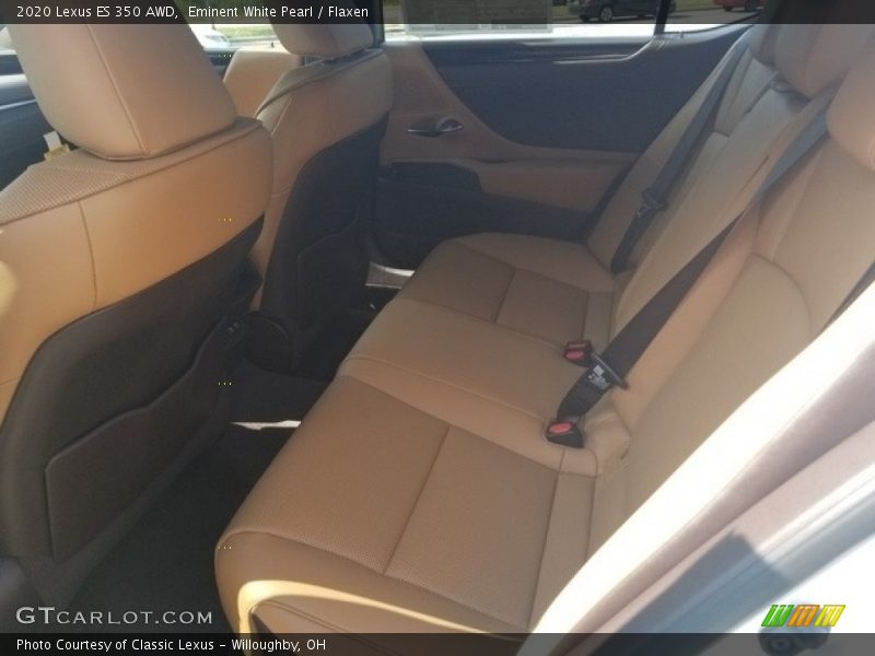 Eminent White Pearl / Flaxen 2020 Lexus ES 350 AWD