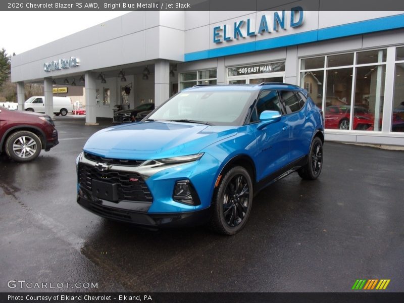 Bright Blue Metallic / Jet Black 2020 Chevrolet Blazer RS AWD