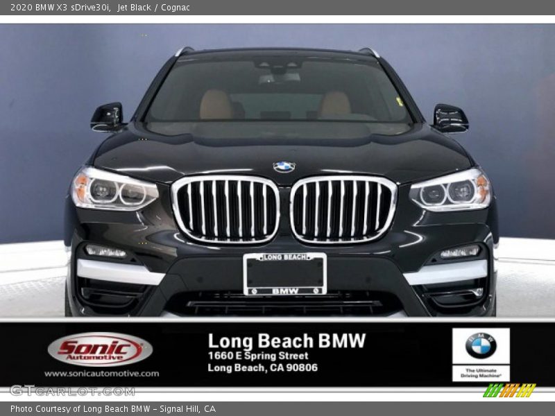 Jet Black / Cognac 2020 BMW X3 sDrive30i