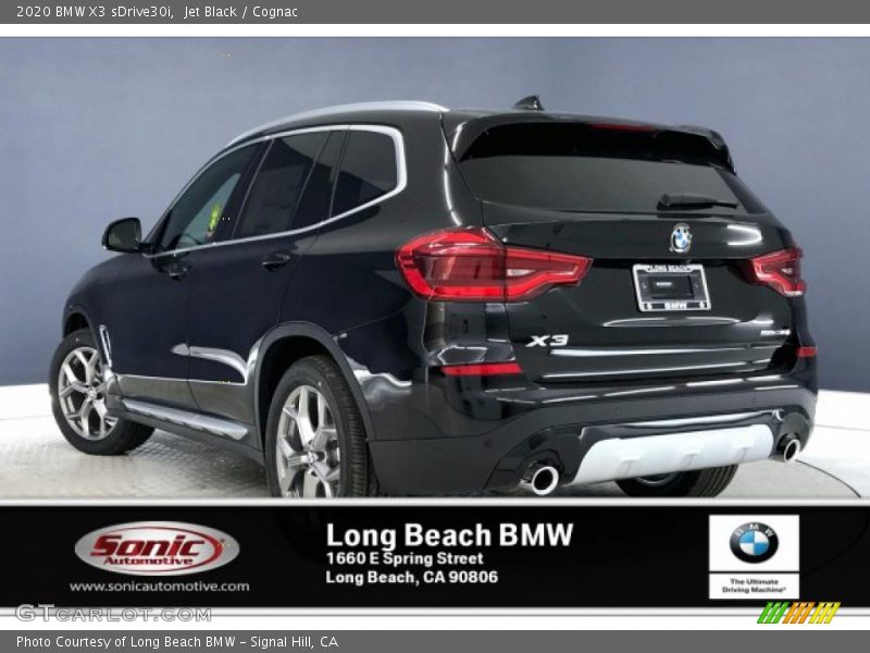 Jet Black / Cognac 2020 BMW X3 sDrive30i