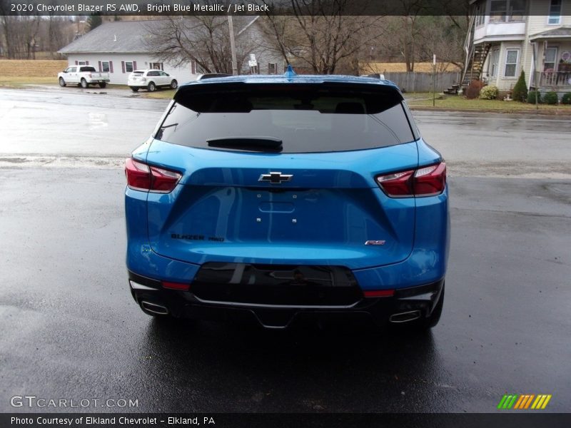 Bright Blue Metallic / Jet Black 2020 Chevrolet Blazer RS AWD