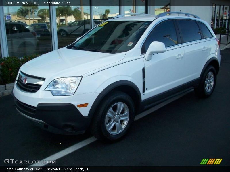 Polar White / Tan 2008 Saturn VUE XE