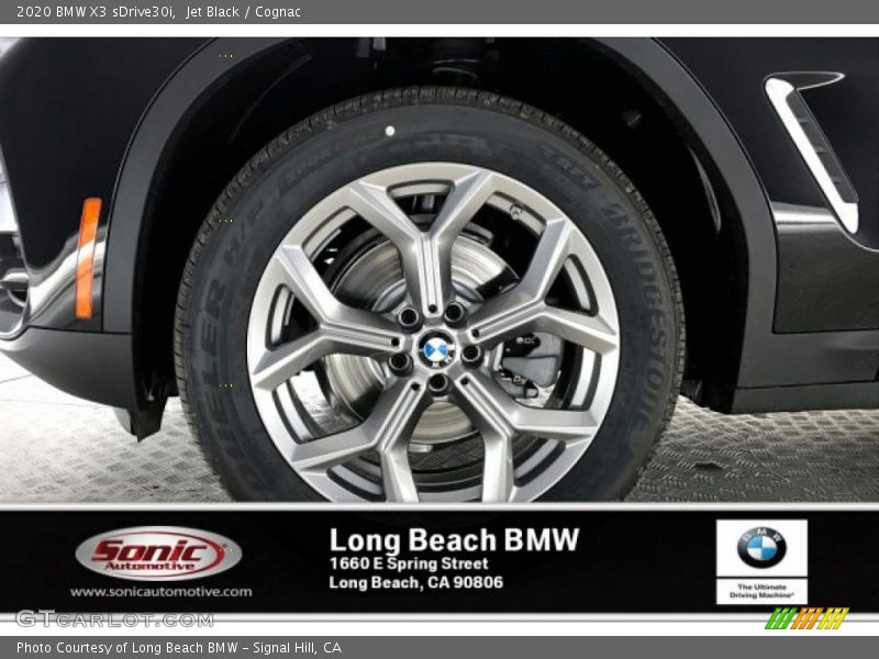 Jet Black / Cognac 2020 BMW X3 sDrive30i