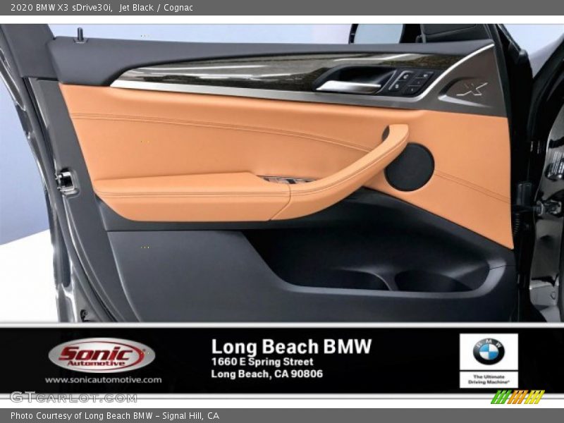 Jet Black / Cognac 2020 BMW X3 sDrive30i