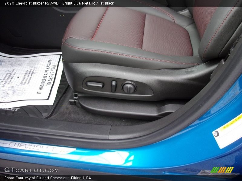 Bright Blue Metallic / Jet Black 2020 Chevrolet Blazer RS AWD