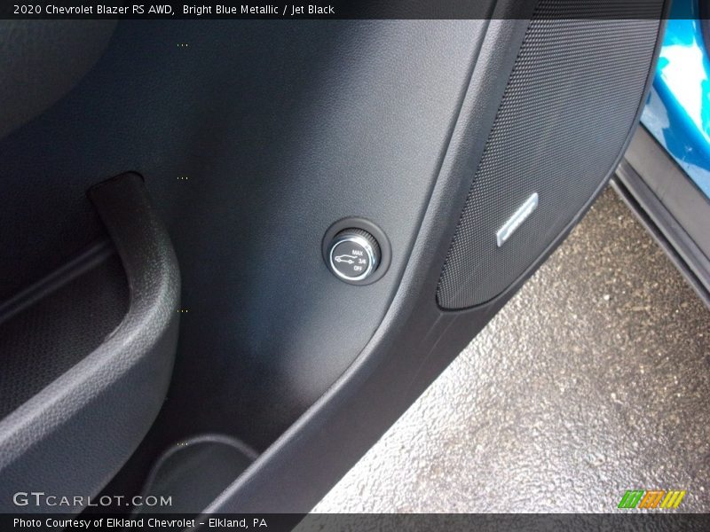 Bright Blue Metallic / Jet Black 2020 Chevrolet Blazer RS AWD