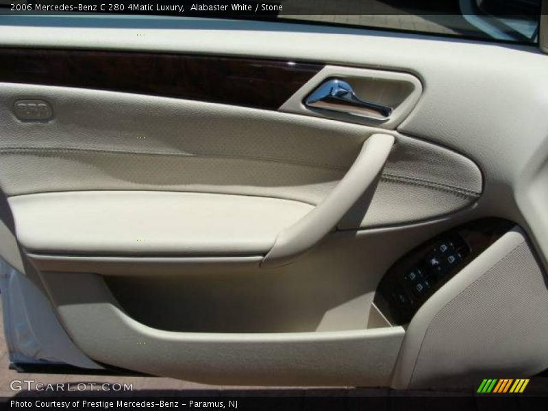 Alabaster White / Stone 2006 Mercedes-Benz C 280 4Matic Luxury