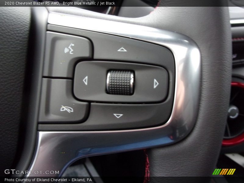 Bright Blue Metallic / Jet Black 2020 Chevrolet Blazer RS AWD