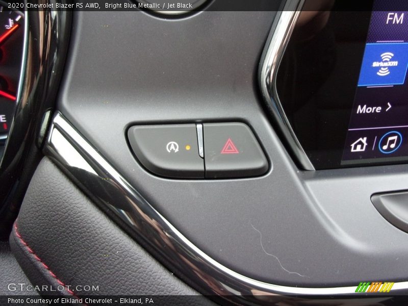 Bright Blue Metallic / Jet Black 2020 Chevrolet Blazer RS AWD